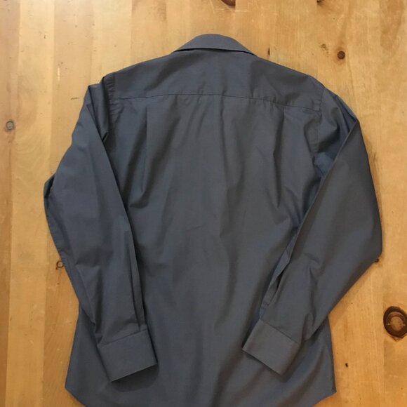 Modena Classic Fit Men’s Grey Dress Shirt 15.5/34–35 - Picture 2 of 4